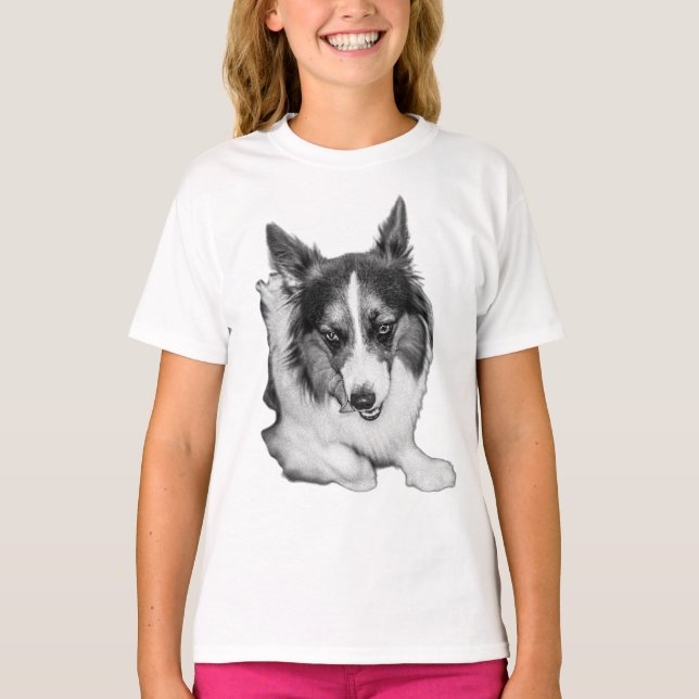 T-shirt Corgi d'automne (Devant)