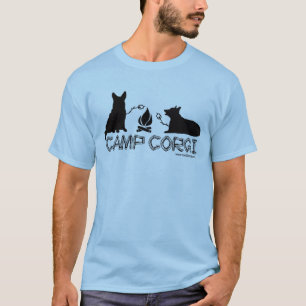 T-shirt Corgi de camp