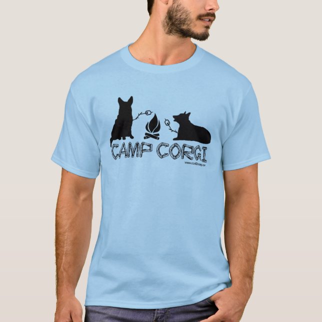 T-shirt Corgi de camp (Devant)