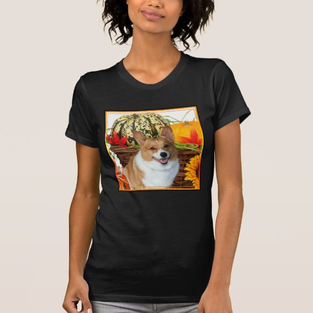 T-shirt Corgi de Halloween Gallois (Devant)