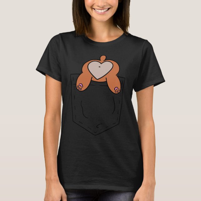 T-shirt Corgi de poche (Devant)