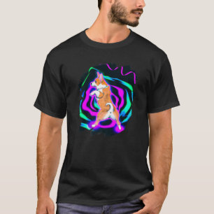 T-shirt Corgi Dog Danser Retro Perfectionnement Danseur