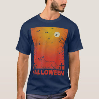 T-shirt Corgi Dog Lover Boys Girls Funny Halloween Costume