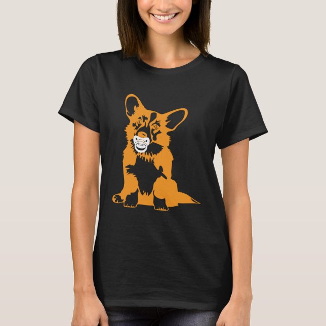 T-shirt Corgi dog mom Corgi dad  1 (Devant)