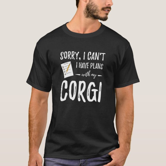 T-shirt Corgi dog Plan (Devant)