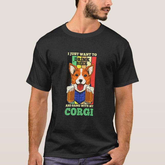 T-shirt Corgi Dogs Corgi (Devant)