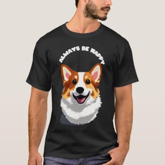 T-shirt Corgi doux