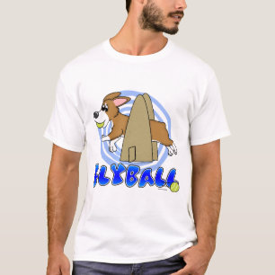 T-shirt Corgi Flyball de Gallois de Pembroke