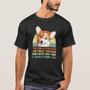 T-shirt Corgi Funny Je vous regarderai Corgi