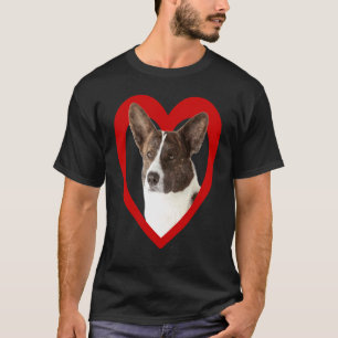 T-shirt Corgi Gallois Chien Coeur Cardigan Corgi Galloi