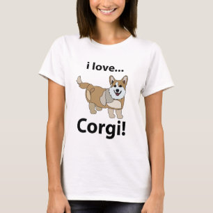 T-shirt Corgi I Love Corgi