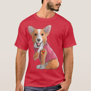 T-shirt Corgi I Love Maman Tattoo Chien Drôle Fête des Mèr