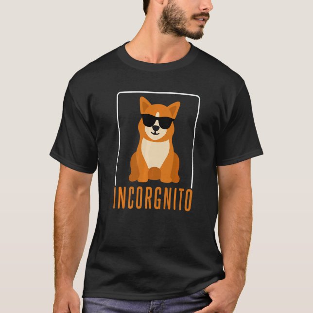 T-shirt Corgi Incognito (Devant)
