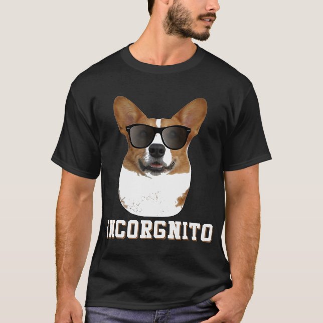 T-shirt Corgi Incognito Corgi (Devant)
