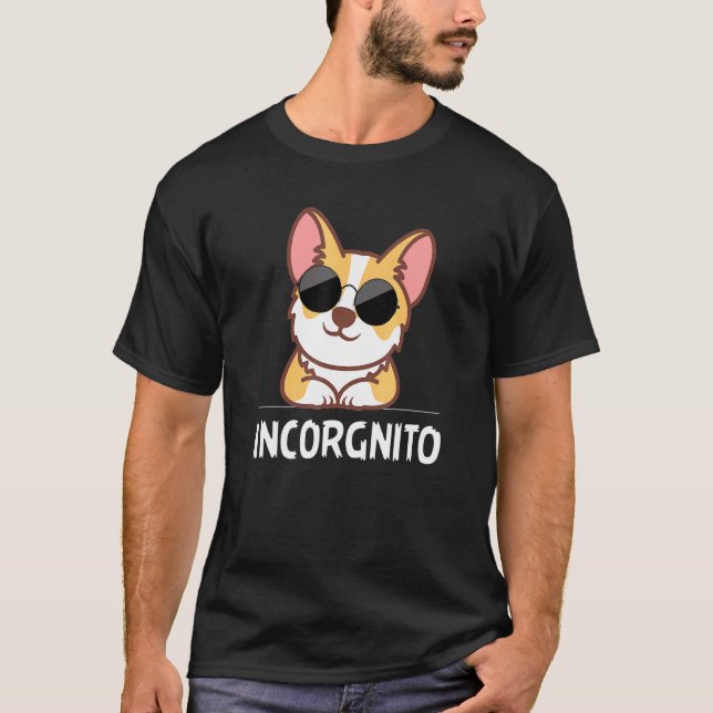 T-shirt Corgi Incorgnito  Corgi (Devant)