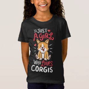 T-Shirt Corgi Juste Une Fille Qui Aime Le Corgis