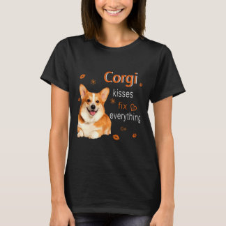 T-shirt Corgi Kisses Fix Everything 1249