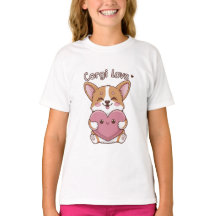 T-shirt Corgi Love
