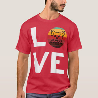 T-shirt CORGI LOVE DOG Vintage Retro Propriétaire de l'ani