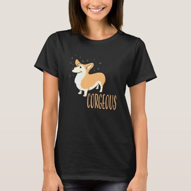 T-shirt Corgi magnifique (Devant)