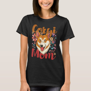 T-shirt Corgi Maman Chien Propriétaire Animaux Animaux Mig