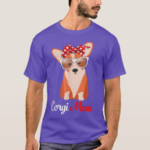 T-shirt Corgi Maman Funny Chien Amant Animateur Propriétai