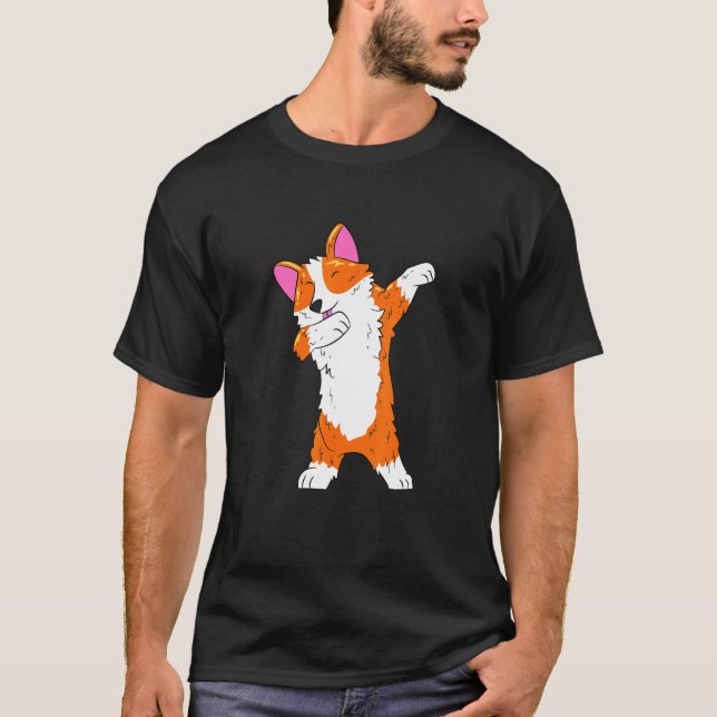 T-shirt Corgi Maman Ou Papa (Devant)