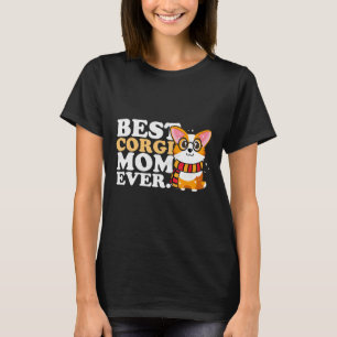 T-shirt Corgi Maman Pour Les Femmes Meilleur Corgi Maman J