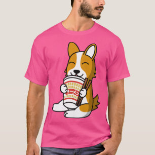 T-shirt Corgi Manger Instant Ramen nouilles Chien289