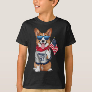T-shirt Corgi Même Mon Chien Veut Trump Vance Hommes Femme