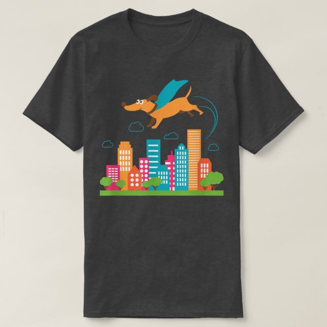 T-shirt Corgi Mied Breed Mutt brun chiot chien surchien mo (Design devant)