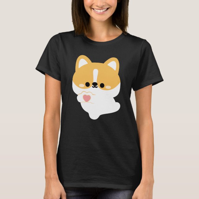 T-shirt Corgi mignon (Devant)