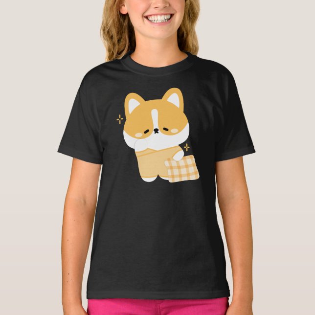T-shirt Corgi mignon (Devant)