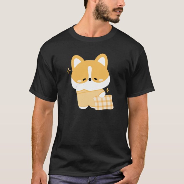 T-shirt Corgi mignon (Devant)