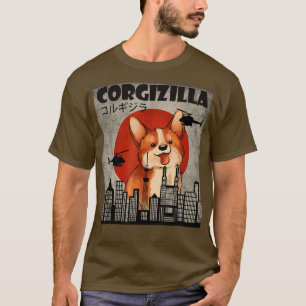 T-shirt Corgi mignon, Corgi mignon, Style japonais