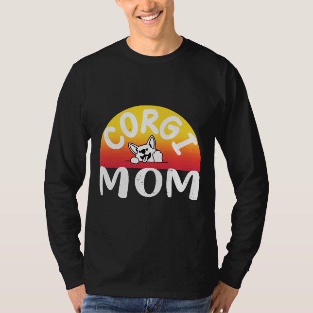 T-shirt Corgi Mom 320 (Devant)