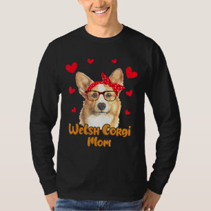 T-shirt Corgi Mom Valentines Day Dog Mom Mother Day Women