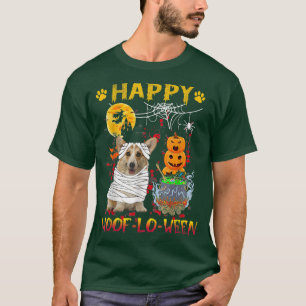 T-shirt Corgi Mummy Happy Woof-lo-ween Citrouille d'Hallow