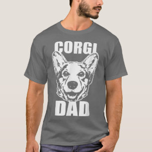 T-shirt Corgi Papa Chien Corgi Amoureux de les chiens Corg