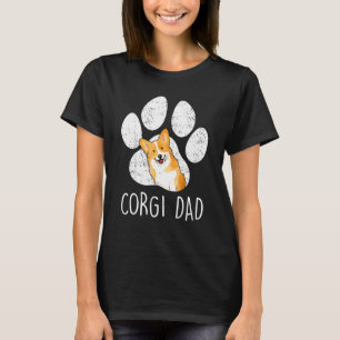 T-shirt Corgi Papa Papa Papa Papa Papa Père Pour Fatheru20