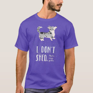 T-shirt Corgi Parties scintillant Cardigan Welsh Corgi