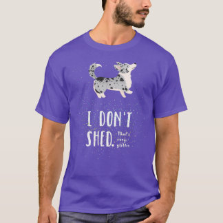 T-shirt Corgi Parties scintillant Cardigan Welsh Corgi