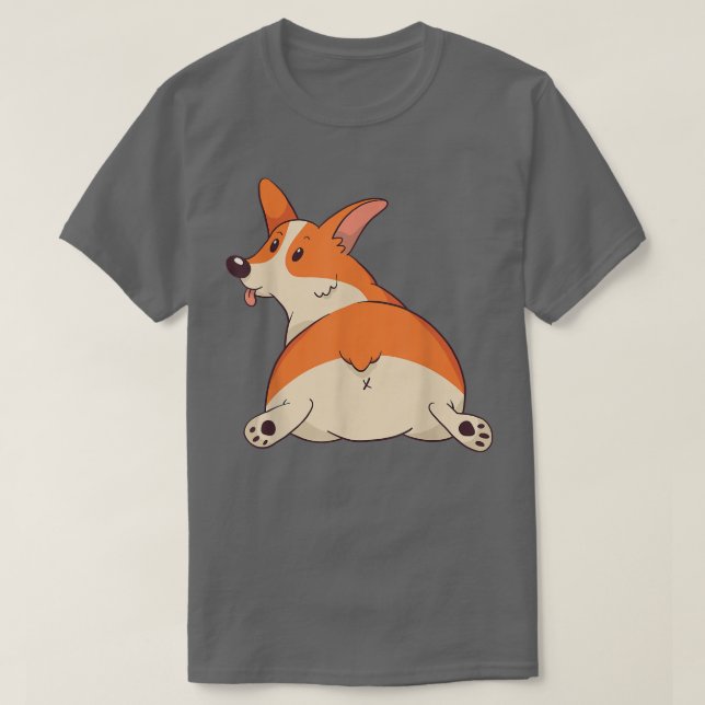T-shirt Corgi Pembroke Welsh Cute Corgi Design (Design devant)