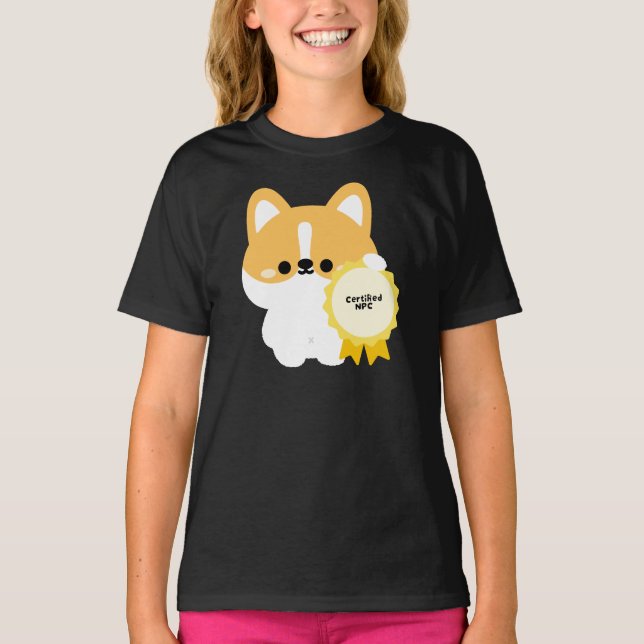 T-shirt Corgi PNJ certifié (Devant)