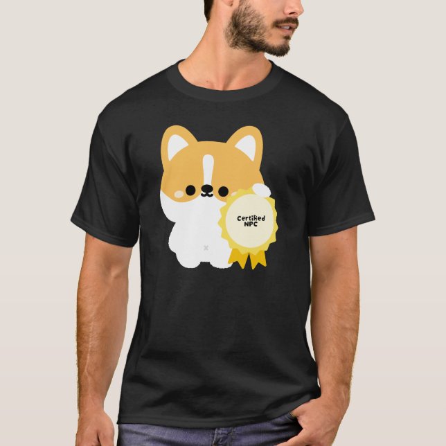 T-shirt Corgi PNJ certifié (Devant)