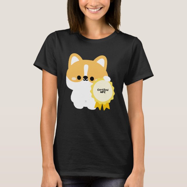 T-shirt Corgi PNJ certifié (Devant)