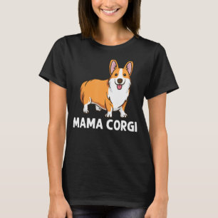 T-shirt Corgi pour femmes maman Welsh Corgi chien animal