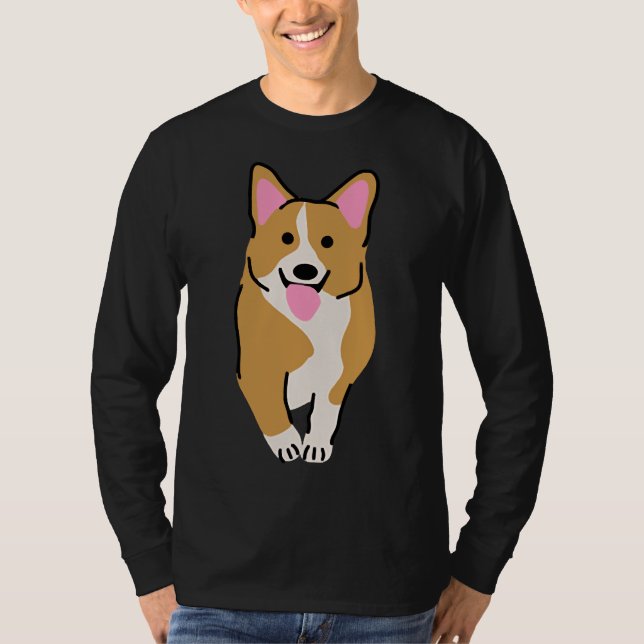 T-shirt Corgi Purple 315 (Devant)
