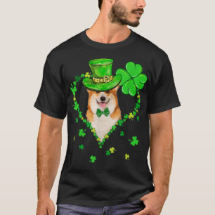 T-shirt Corgi Saint Patrick's Day Chiens Papa Maman 