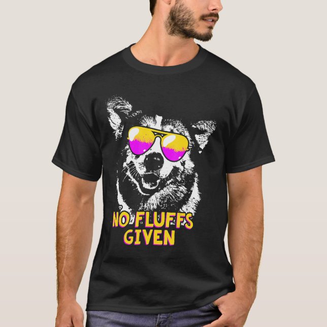 T-shirt Corgi sans peluches (Devant)